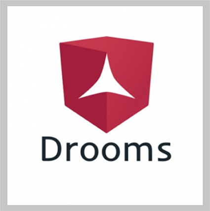 Drooms, Logo, Datenraum, Digitalisierung