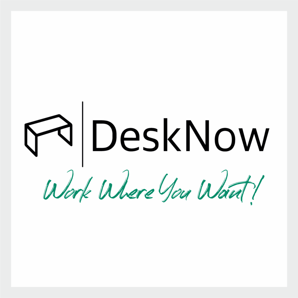 DeskNow, Logo, Coworking, Arbeitsplätze